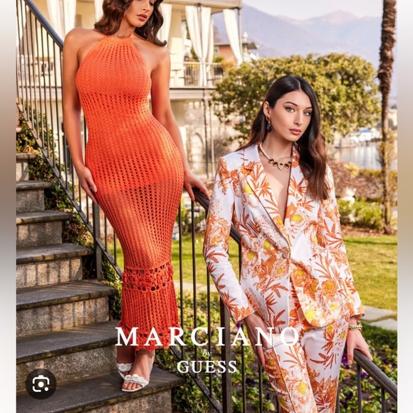 Marciano Print Pattern Skinny Pants - Size M - Picture 3 of 14